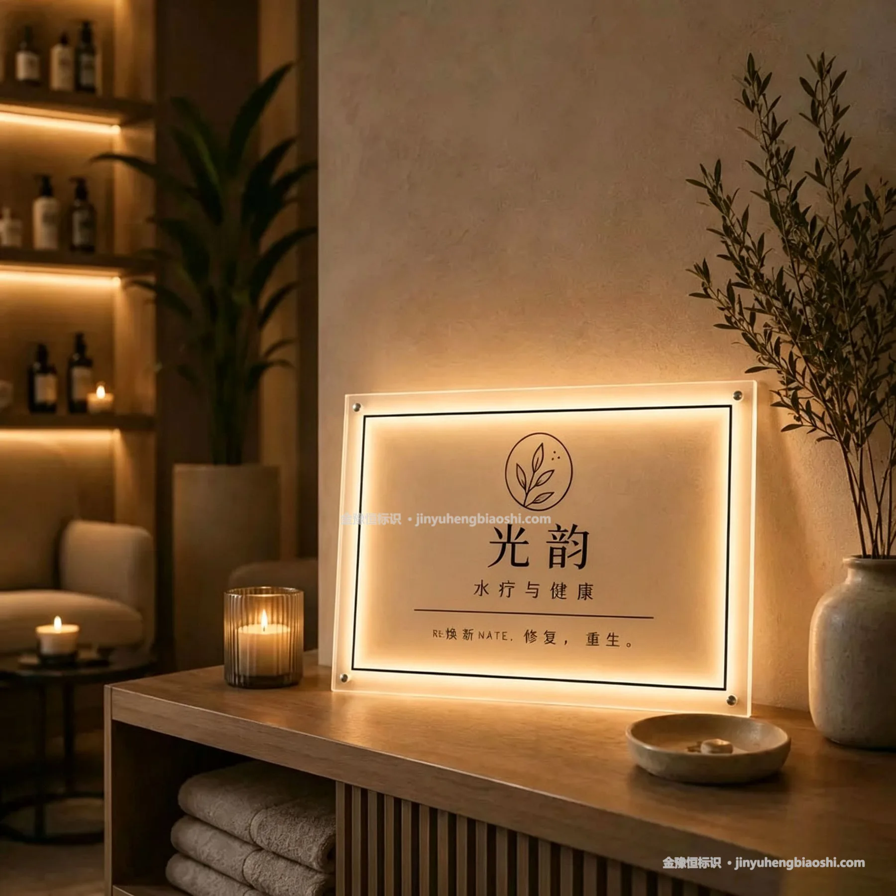 发光亚克力公司牌