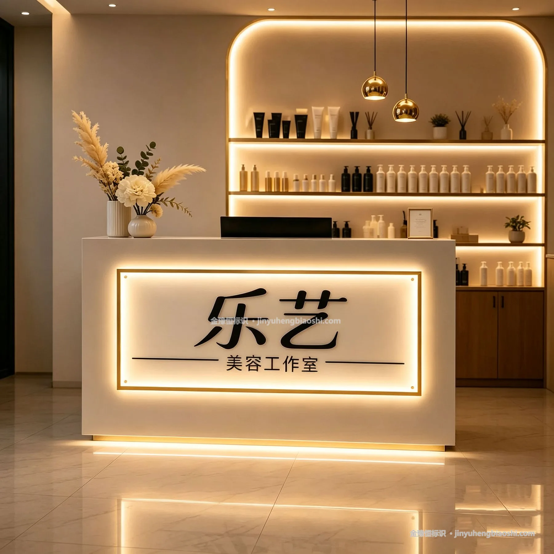 LED 发光亚克力 LOGO 牌展示图 5